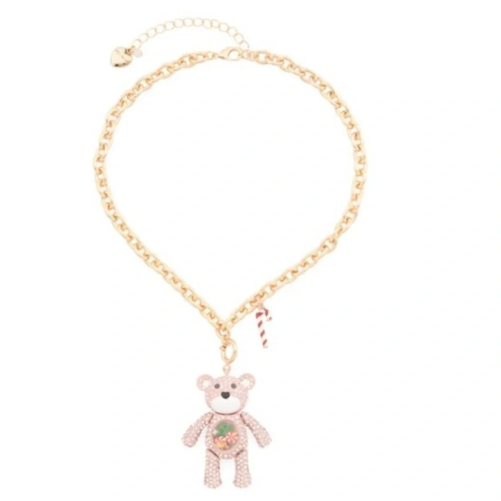 BETSEY JOHNSON Gold Polar Bear Ornament Pendant